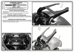 Givi SR134M Specific Rack For For Piaggio MP3 250 & 400 -Givi Shop GVSR134M fi 2