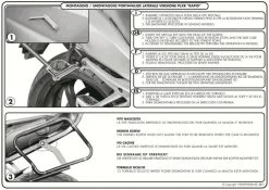 Givi PLXR691 V35 Rapid Release Sidearms For BMW K1200R (2005-2008) / K1300R (2009-) 8 Givi PLXR691 V35 Rapid Release Sidearms For BMW K1200R (2005-2008) / K1300R (2009-) -Givi Shop K1300R20Inst3