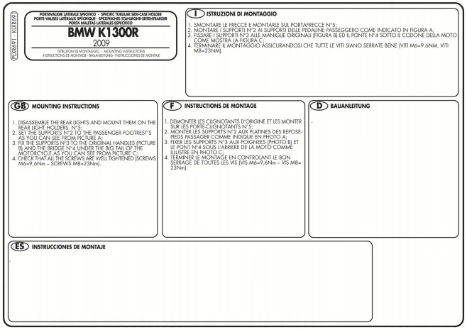 Givi PLXR691 V35 Rapid Release Sidearms For BMW K1200R (2005-2008) / K1300R (2009-) 5 Givi PLXR691 V35 Rapid Release Sidearms For BMW K1200R (2005-2008) / K1300R (2009-) - Image 5