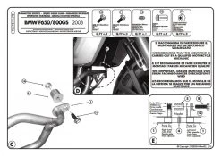 Givi TN690 Engine Guard For BMW F650GS, F700GS And F800GS -Givi Shop TN690ins2