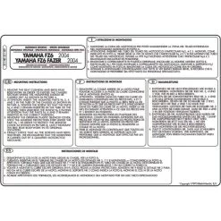 Givi 351Kit Mounting Kit For PL351 Pannier Holder Or T351 Saddle Bag Holder Yamaha FZ6 -Givi Shop givi 351kit mounting kit fz6 3