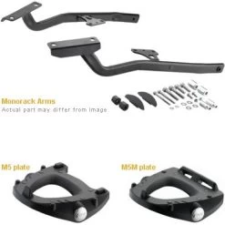 Givi 365FZ Monorack Sidearms For Yamaha FZ1 1000 (2006-current)
