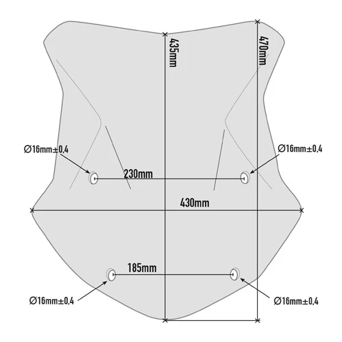 Givi 5124D Specific Windscreen, Smoked For BMW R1200GS (2013-) & R1250GS (2019-) 2 Givi 5124D Specific Windscreen, Smoked For BMW R1200GS (2013-) & R1250GS (2019-) - Image 2