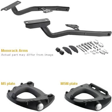 Givi 6702FZ Monorack Sidearms For Aprilia Shiver 750 (2010-current) 1 Givi 6702FZ Monorack Sidearms For Aprilia Shiver 750 (2010-current)