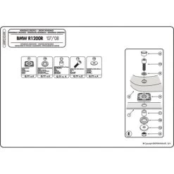 Givi 688FZ Monorack Sidearms For BMW R1200R '06-'10 -Givi Shop givi 688fz monorack sidearms bmw r1200r 4