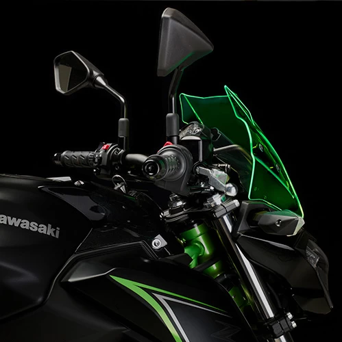 Givi A4117GR Lime Windscreen & Fitting Kit For Kawasaki Z650 '17-'19 2 Givi A4117GR Lime Windscreen & Fitting Kit For Kawasaki Z650 '17-'19 - Image 2