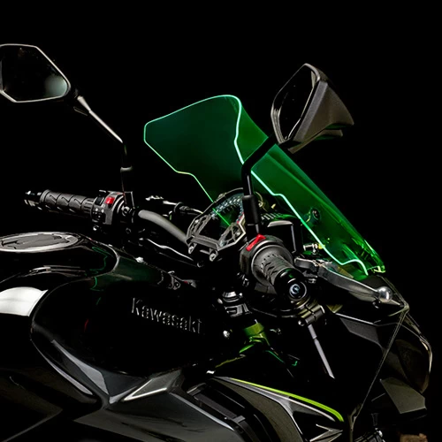 Givi A4118GR Lime Windscreen For Kawasaki Z900 (2017-) 2 Givi A4118GR Lime Windscreen For Kawasaki Z900 (2017-) - Image 2