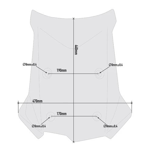Givi D5127S Specific Windshield, Smoked For BMW F750GS / F850GS (2018-) 2 Givi D5127S Specific Windshield, Smoked For BMW F750GS / F850GS (2018-) - Image 2