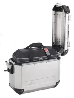 Givi Trekker Outback Side Cases - 37 Liters -Givi Shop givi obk37al outback 37 liter case aluminum5 1