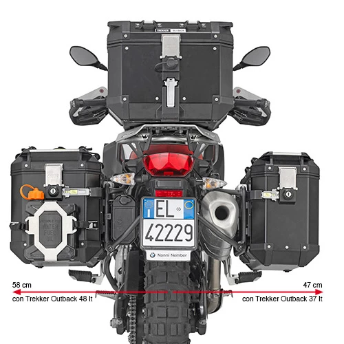 Givi PL5127CAM Pannier Holder For BMW F750GS / F850GS (2018-) 2 Givi PL5127CAM Pannier Holder For BMW F750GS / F850GS (2018-) - Image 2