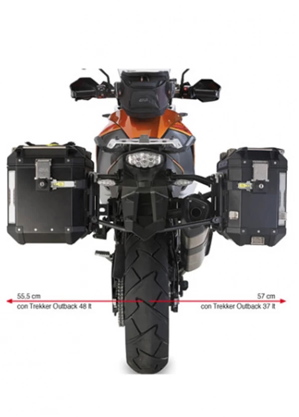 Givi PL7705CAM Outback Side Carrier For KTM 1050 Adventure (2015-current) 1 Givi PL7705CAM Outback Side Carrier For KTM 1050 Adventure (2015-current)