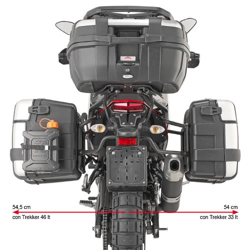 Givi PLO2145MK Specific Pannier Holder For Yamaha Tenere 700 (2019-) 2 Givi PLO2145MK Specific Pannier Holder For Yamaha Tenere 700 (2019-) - Image 2