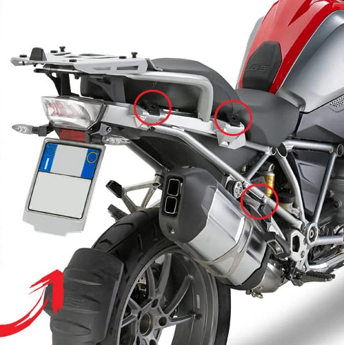 Givi PLR5108 Rapid Release Sideframes For BMW R1200GS / R1250GS (2013-current) 2 Givi PLR5108 Rapid Release Sideframes For BMW R1200GS / R1250GS (2013-current) - Image 2