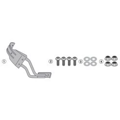 Givi RM1171KIT Rear Hugger Fitting Kit For Honda CB500X (2019-)