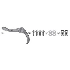 Givi RM7711KIT Rear Hugger Fitting Kit For KTM 390 Adventure (2020-)