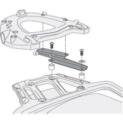 Givi SR6403 Rear Plate For Triumph Tiger Explorer 1200 (2012-)