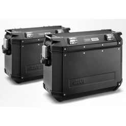 Givi Trekker Outback Side Cases - 48 Liters -Givi Shop givi trekker outback side cases black 02