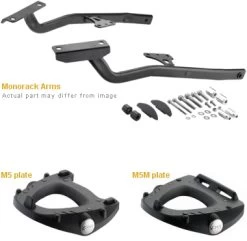Givi 448FZ Monorack Sidearms For Kawasaki Z750 & Z1000