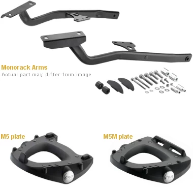 Givi 448FZ Monorack Sidearms For Kawasaki Z750 & Z1000 1 Givi 448FZ Monorack Sidearms For Kawasaki Z750 & Z1000